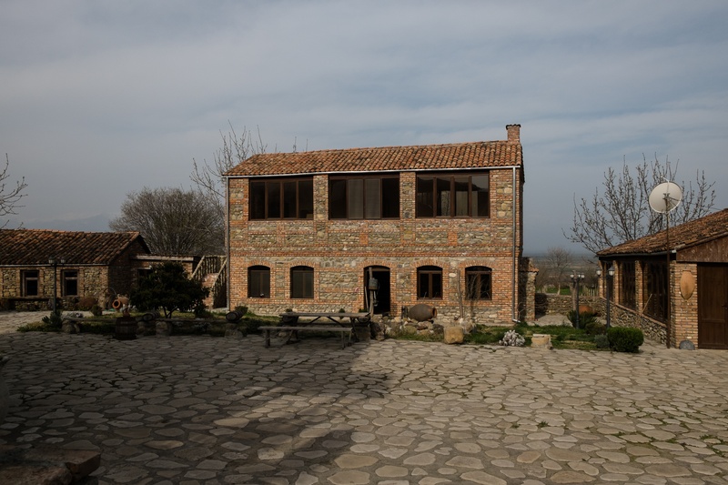 Marani courtyard — stone house