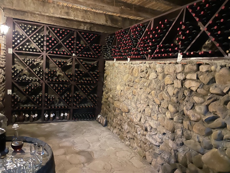 Stone wine cellar